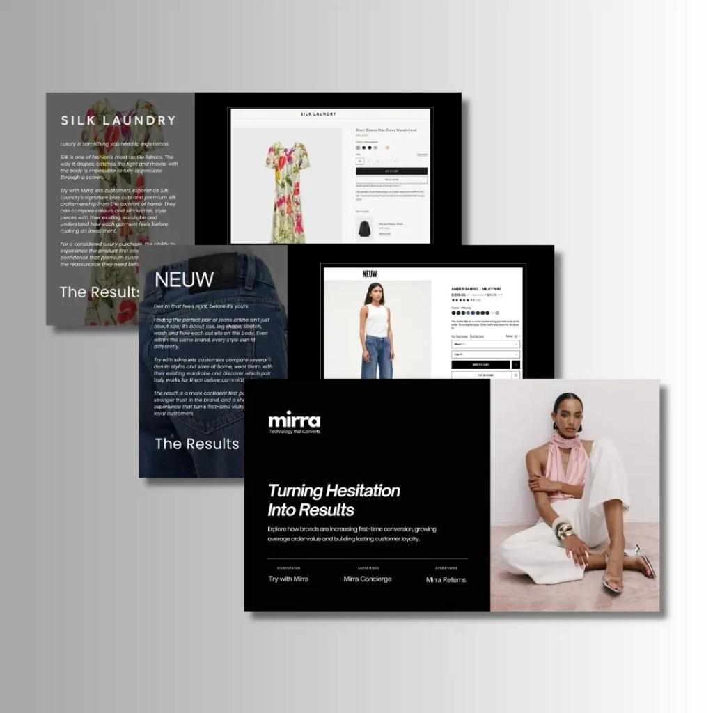 Mirra results guide cover with case study pages