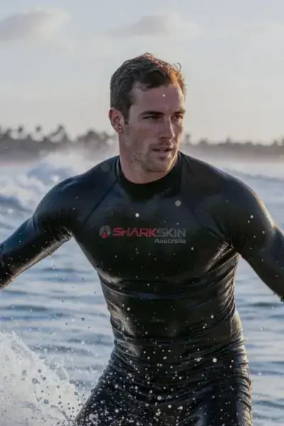 Sharkskin wetsuit photography